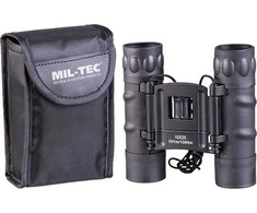 Žiūronai Mil-Tec Juodas GEN.II COLLAPSIBLE BINOCULAR 10X25