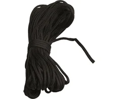 Mil-Tec Juodas UTILITY CORD 15 M