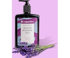 Mineralinis masažo aliejus inSPORTline Lavender 500 ml