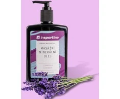 Mineralinis masažo aliejus inSPORTline Lavender 500 ml