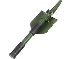 Sudedamas mini kastuvas MFH 3in1, žalias