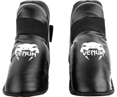 MMA blauzdų apsaugos Venum Challenger, juoda/balta
