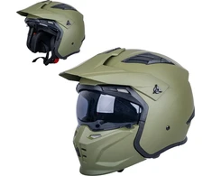 Atverčiamas motociklininko šalmas W-TEC Badalone Army