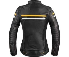 Moteriška odinė motociklininko striukė W-TEC Stripe Lady