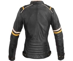 Moteriška odinė motociklininko striukė W-TEC Traction Lady
