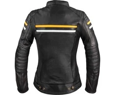 Moteriška odinė motociklininko striukė W-TEC Stripe Lady