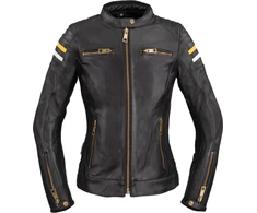 Moteriška odinė motociklininko striukė W-TEC Stripe Lady
