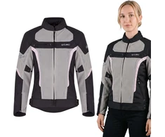 Moteriška vasarinė motociklininko striukė W-TEC Mirelia