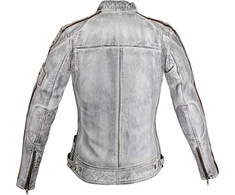 Moteriškas odinis moto švarkas W-TEC Sheawen Lady Baltas New