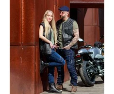 Moteriški moto džinsai W-TEC Alfreda CE