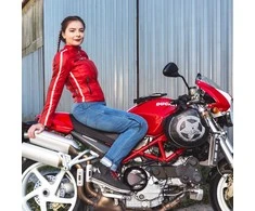 Moteriški moto džinsai W-TEC Lustipa