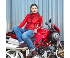 Moteriški moto džinsai W-TEC Lustipa