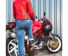 Moteriški moto džinsai W-TEC Lustipa