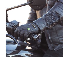 Moteriškos odinės motociklininko pirštinės W-Tec Perchta