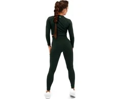 Moteriškos tamprės Boco Wear Bottle Žalias Cropped