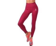 Moteriškos tamprės Boco Wear Burgund Plain Push Up