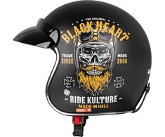 Moto šalmas W-TEC V541 Juodas Heart