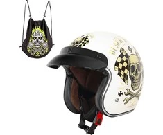 Moto šalmas W-TEC V541 Juodas Heart
