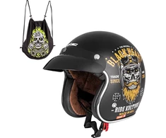 Moto šalmas W-TEC V541 Juodas Heart