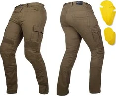 Motociklininko džinsai W-TEC Wallbridge Olive