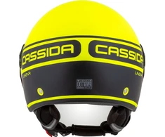 Motociklininko šalmas Cassida Handy Plus Linear perlamutrinė fluorescencinė geltona / matinė juoda