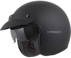 Motociklininko šalmas Cassida Oxygen Solid 2.0 Matte Juodas/Dark Gray