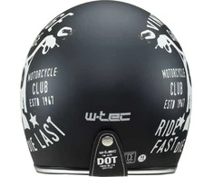 Motociklininko šalmas W-TEC Café Racer