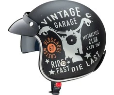Motociklininko šalmas W-TEC Café Racer