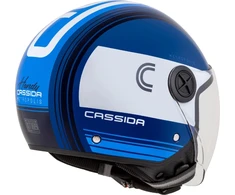 Motociklo šalmas Cassida Handy Metropolis mėlynas/tamsiai mėlynas/baltas