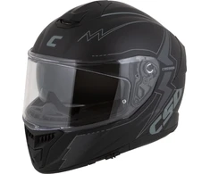 Motociklo šalmas Cassida Integral GT 2.1 Flash, matinė juoda / tamsiai pilka