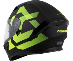 Motociklo šalmas Cassida Orbit Grind matinis juodas / fluorescencinis geltonas