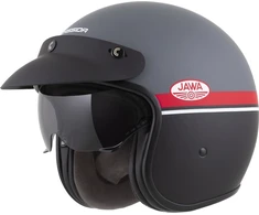 Motociklo šalmas Cassida Oxygen Jawa OHC 2.0 matinis pilkas/raudonas/juodas/baltas