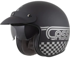 Motociklo šalmas Cassida Oxygen Rondo 2.0 matinis juodas/sidabrinis