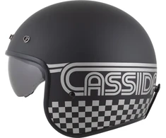 Motociklo šalmas Cassida Oxygen Rondo 2.0 matinis juodas/sidabrinis