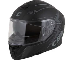 Motorcycle Helmet Cassida Integral GT 2.1 Flash Matte Juodas/Dark Gray