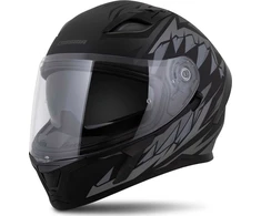 Motociklininko šalmas Cassida Orbit StriX Matte Juodas/Gray