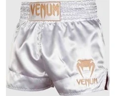 Muay Thai šortai Venum Classic - Baltas/Gold