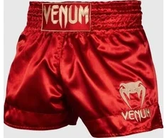 Muay Thai šortai Venum Classic - Bordo/Auksinė