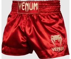 Muay Thai šortai Venum Classic - Bordo/Auksinė
