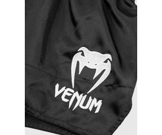 Muay Thai šortai Venum Classic - juodi/balti
