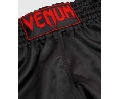 Muay Thai šortai Venum Classic - Juodas/Raudona