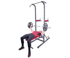 Multifunkcinis treniruoklis su suoleliu, skersiniu ir lygiagretėmis inSPORTline Power Tower X150