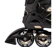 Riedučiai Nils Extreme NA14174 juodi-smėlio sp. - PU76 mm/82A (M 35-38)