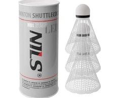 Nailoniniai badmintono plunksniukai Nils NBL6193, LED, 3 vnt.