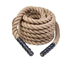 Natūrali jėgos-kovos virvė iš sizalio inSPORTline Waverope Base 15m 50mm 15,8kg