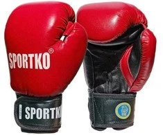 Natūralios odos bokso pirštinės SportKO PK1