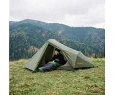 NC1705 ŚPIWÓR ULTRA LIGHT JUODA-Žalias NILS CAMP