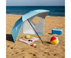 Nils Camp NC17114 PAPLŪDIMIO SKĖTIS/EKRANAS NUO VĖJO 2IN1 XXL 240 CM MĖLYNAS NILS