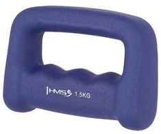 Neopreninis hantelis-kastetas HMS CK15 tamsiai mėlynas, 1,5kg