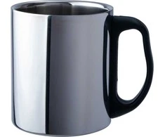Nerūdijančio plieno puodelis BasicNature Thermomug, 0.3L